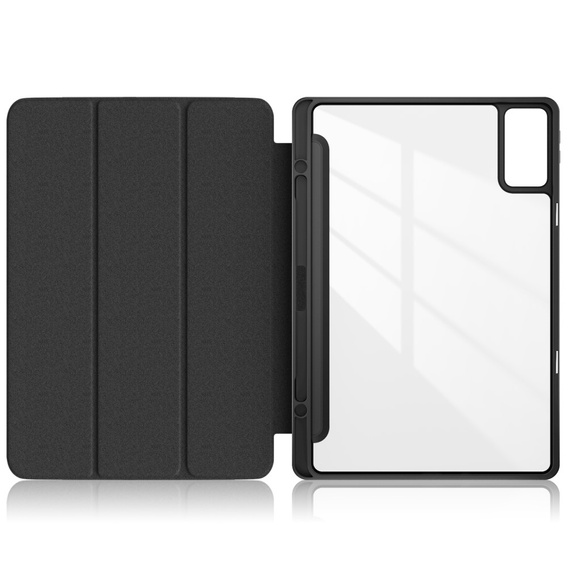Case for Xiaomi Redmi Pad SE 11", Smartcase Hybrid, with stylus space, black