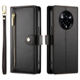 Flip case for Realme 14 Pro+ 5G, Wallet Zipper Pocket, black