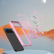 Fusion Hybrid case for Google Pixel 10 Pro XL, for MagSafe, with stand, pink