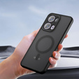 Case for Oppo Reno 13 Pro, for MagSafe, ERBORD Matt Case, black