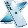 Case for Samsung Galaxy A26, Electro heart, blue + Glass 9H