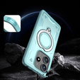 Case for Xiaomi Redmi Note 14 5G, Military MagSafe, blue + 9H glass