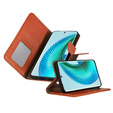 Flip case for Honor Magic 6 Lite 5G, Split Leather, orange