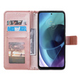 Flip case for Motorola Moto G71 5G, Mandala, blue