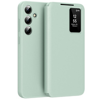 Flip case for Samsung Galaxy A56 5G, Smart View Wallet, green
