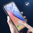 Case for Samsung Galaxy A55 5G, Shockproof, with glass, for MagSafe, black