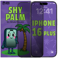 Shy Palm Privacy Tempered Glass for iPhone 16 Plus