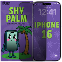 Shy Palm Privacy Tempered Glass for iPhone 16