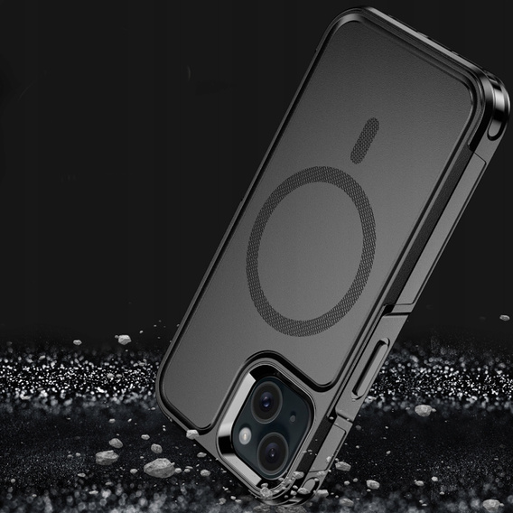 Case for iPhone 15 Plus, MagForce MagSafe, black