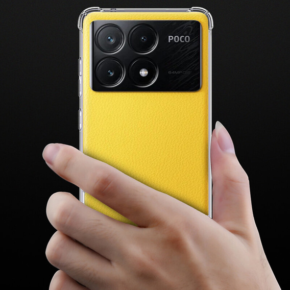 Case for Xiaomi Poco X6 Pro 5G, Dropproof, transparent