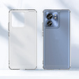 Case for Motorola Edge 40, Fusion Hybrid, transparent