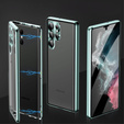 Case for Samsung Galaxy S22 Ultra, Magnetic Dual Glass, green