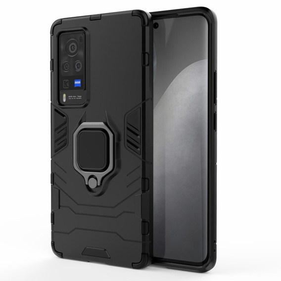 Case for Vivo X60 Pro 5G, Kickstand Ring, black