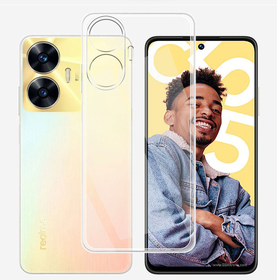 Thin Case for Realme C55, Slim, transparent