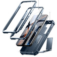 Armored case for Samsung Galaxy S23, Dexnor Full Body (Two Frames), dark blue