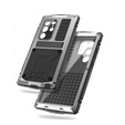 Armored case for Samsung Galaxy S24 Ultra, R-JUST, silver