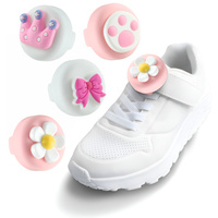 Set of 4x cases for Apple AirTag, with girly motif - pink