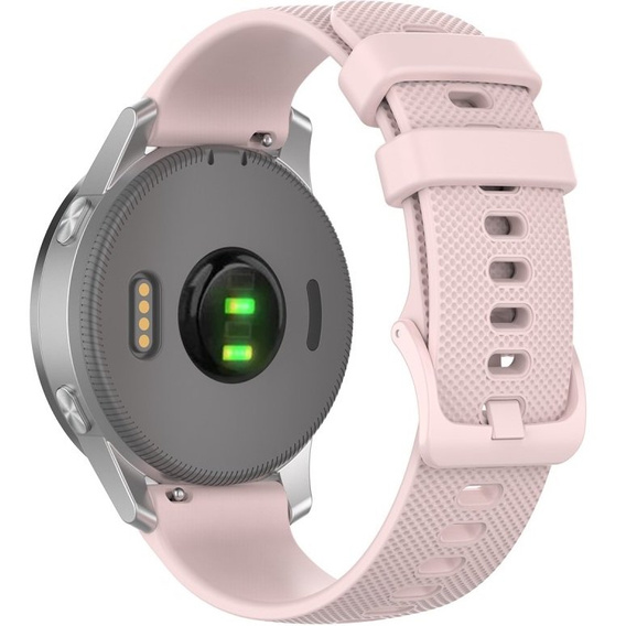 Silicone strap for 18mm do Garmin Vivomove 3S / Vivoactive 4S, Pink