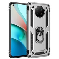 Armor Case for Xiaomi Redmi Note 9T 5G, Nox Case Ring, silver