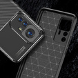 Case for Xiaomi 12T, Carbon Gel, black