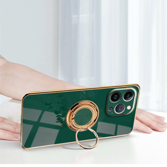 Case for iPhone 14 Pro Max, Electro Ring, green