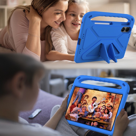 Children's case for Xiaomi Redmi Pad Pro / Xiaomi Poco Pad, with handle, blue