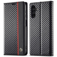 Flap case for Samsung Galaxy A36, Carbon LC.IMEEKE, black