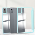 Case for Lenovo Idea Tab 11" 2025 TB336FU TB336ZU, with transparent back and stylus holder, blue