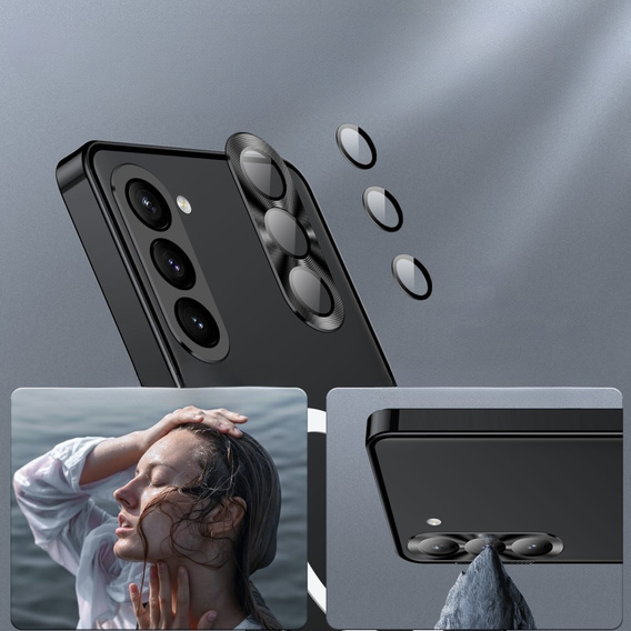 Camera Protection Case for Samsung Galaxy S23 Plus, CamShield MagSafe, transparent / black