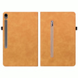 Case for Samsung Galaxy Tab S10 Lite / S10 FE / S9 FE, Wallet Pen Slot, yellow