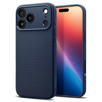 Spigen Liquid Air Case for iPhone 17 Pro, Navy Blue