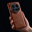 MELKCO case for Xiaomi 15 Ultra, leather, brown