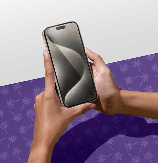 Shy Palm Privacy Tempered Glass for iPhone 15 Pro