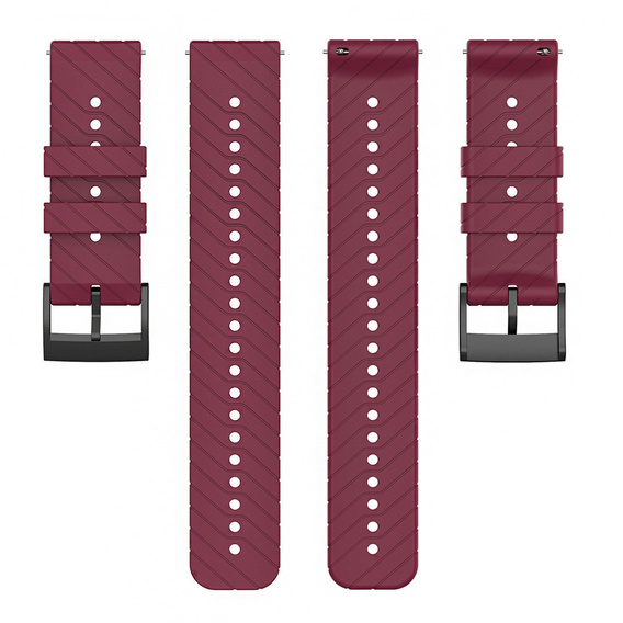 Silicone Universal Strap 22mm, maroon