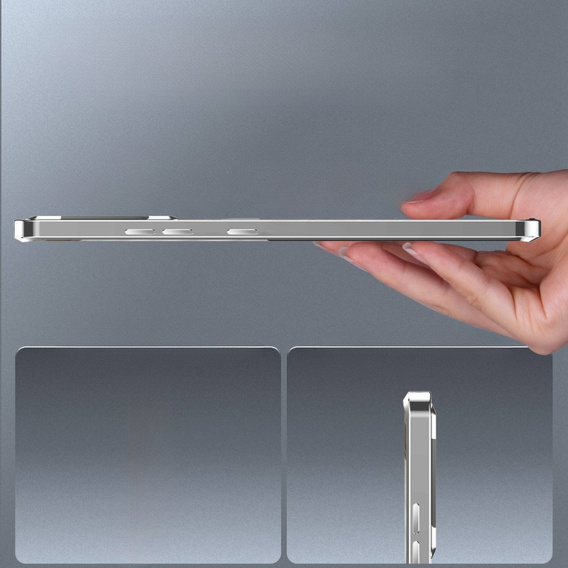 Camera Protection Case for Samsung Galaxy S21 FE 5G, CamShield MagSafe, transparent / silver