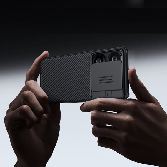 Case for Xiaomi Poco F6, Armored Nillkin, CamShield Pro, black