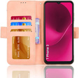 Flip case for T Phone 3 5G, Card Slot, pink