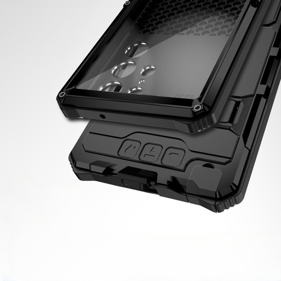 Case for Samsung Galaxy S23 Ultra, R-JUST, armoured, black
