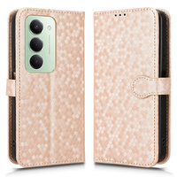 Flip case for Xiaomi Redmi Note 14 4G, Wallet Rhombus, black