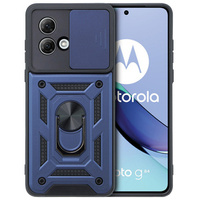 Case for Motorola Moto G84 5G, CamShield Slide, blue