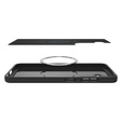 Spigen case for Samsung Galaxy S25, Thin Fit Mag, black + 9H tempered glass