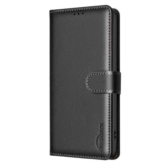 Flip case for Honor 200 Lite, BINFEN Wallet, black