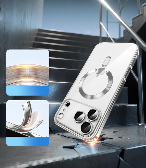 Magnetic case with lens protection for iPhone 17 Pro Max