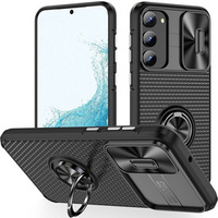 Case for Samsung Galaxy S23, Camera Slide Ring, black