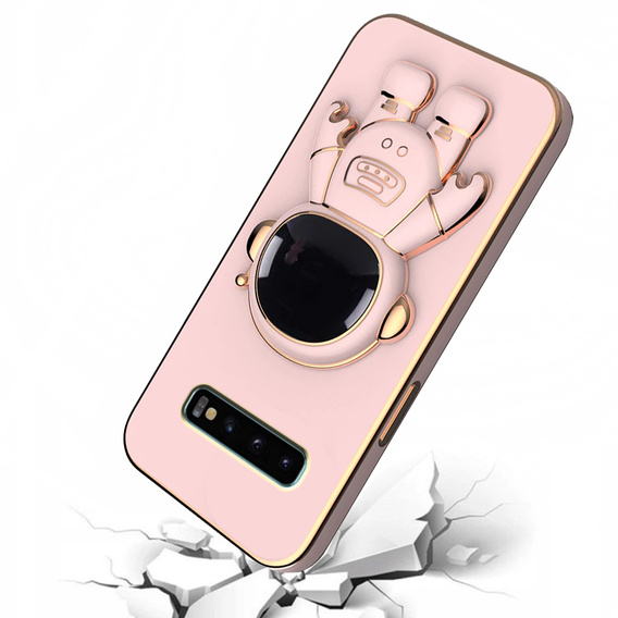Case for Samsung Galaxy S10, Astronaut, pink rose gold