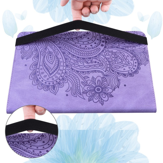 Flap case for Xiaomi Redmi Pad SE 11", flower, purple