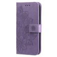 Flip case for Samsung Galaxy S21 FE, Mandala, purple