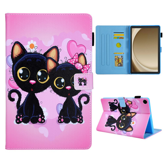 Case for Samsung Galaxy Tab A9+ X210 / X215 / X216B, two cats