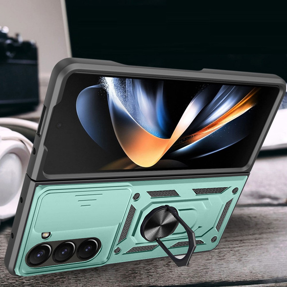 Case for Samsung Galaxy Z Fold5 5G, CamShield Slide, green