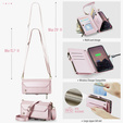 CASEME RFID Leather Wallet Case for Samsung Galaxy S26, pink